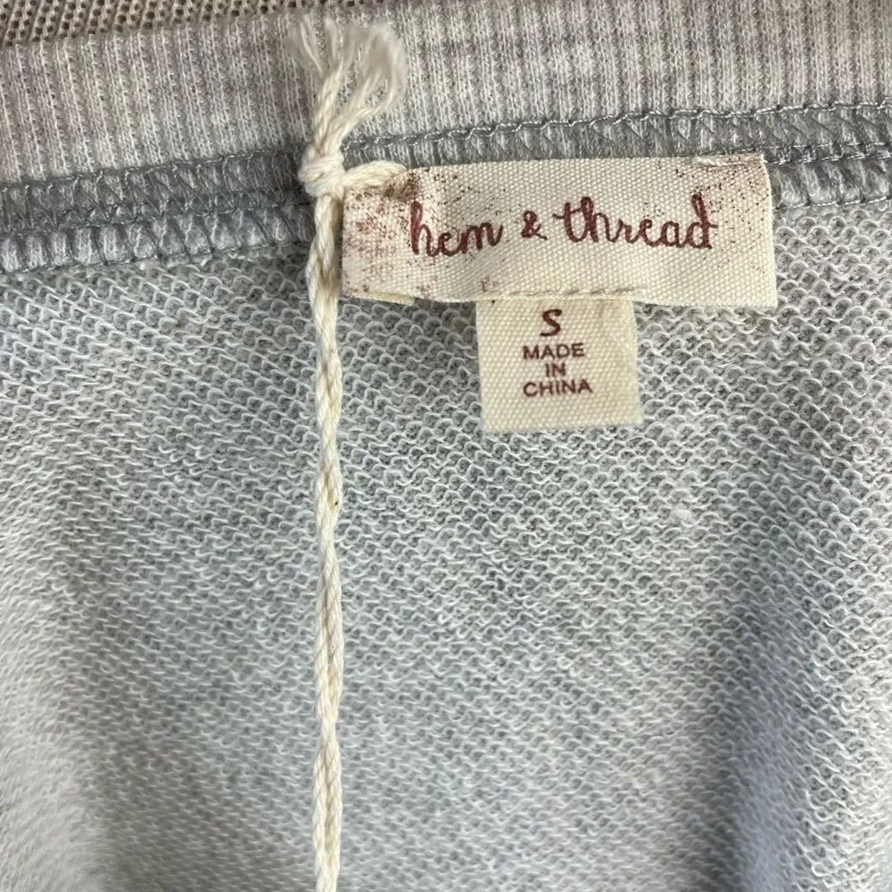 NWT Hem & Thread Sweatshirt Size S - Picture 5 of 7